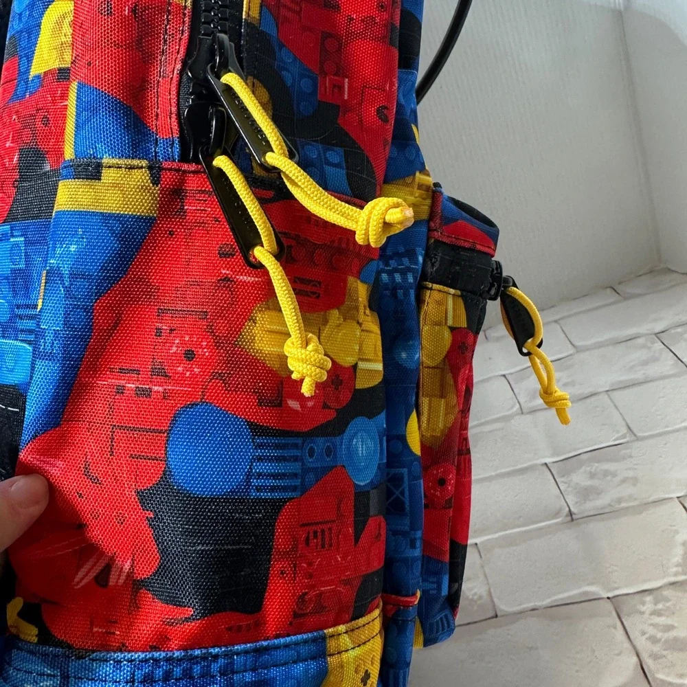Herschel Supply Co LEGO Collection Backpack‎ Blue Red Yellow Brick Print